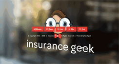 Desktop Screenshot of insurancegeek.com