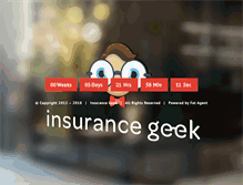 Tablet Screenshot of insurancegeek.com